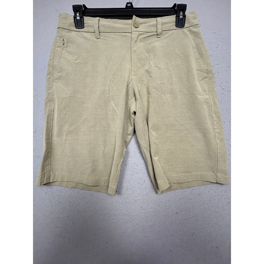Hang Ten Shorts Hybrid Textured Khaki Tan Size W32 Mens